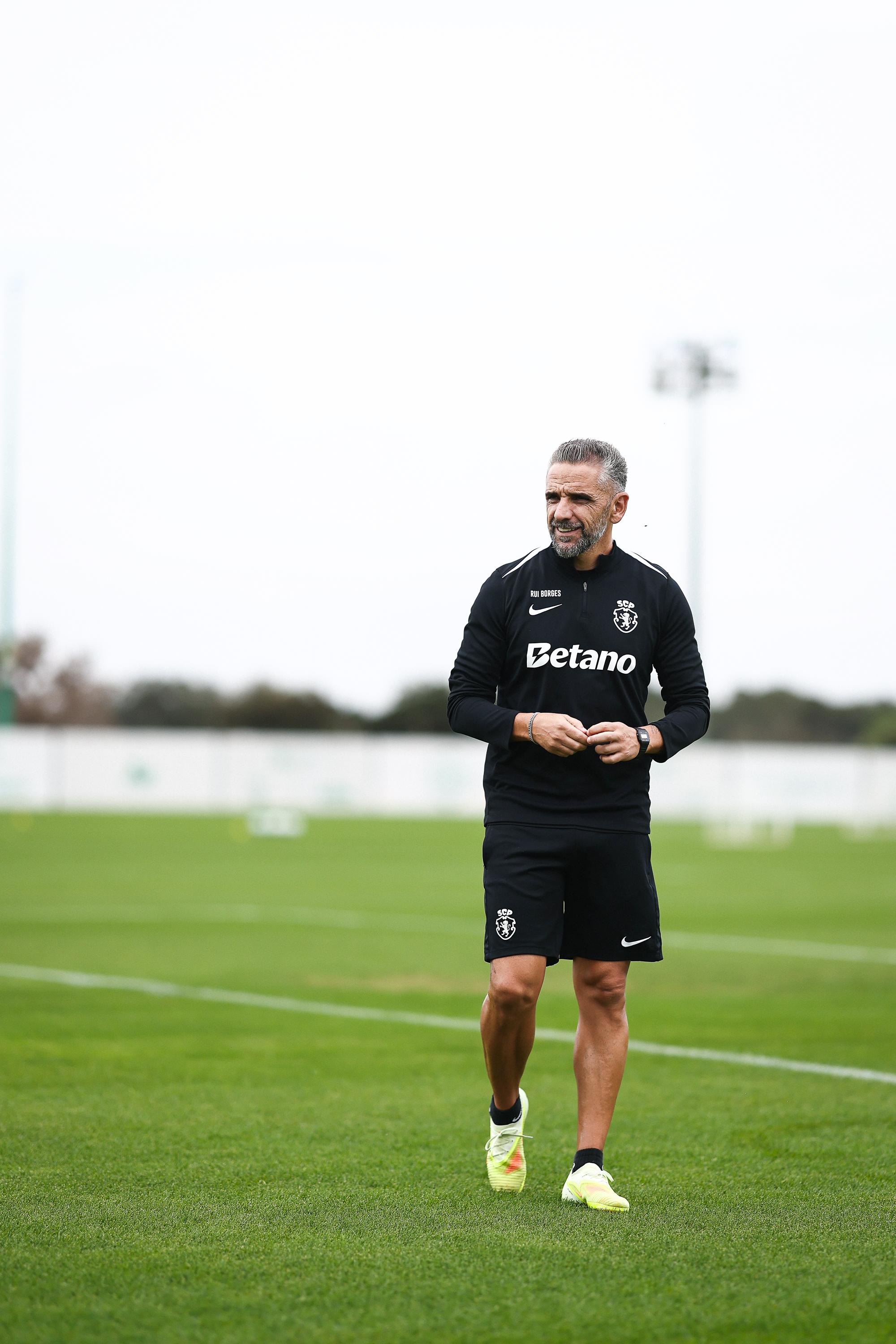 Rui Borges sorridente - Foto: Sporting CP
