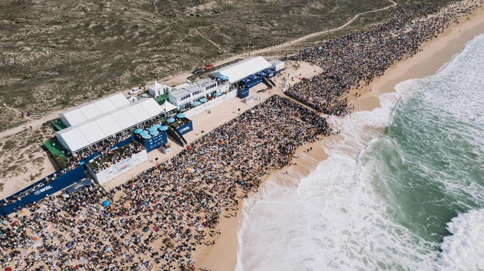 Surf gerou 23 milhões de euros de receita nas provas de Peniche e da Nazaré