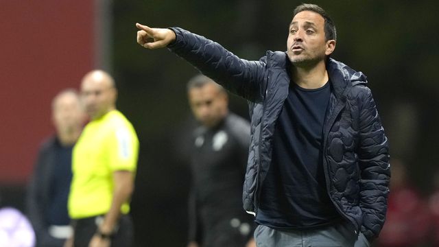 Vasco Matos, treinador do Santa Clara. Foto: Hugo Delgado/LUSA