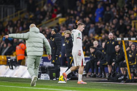 Delap voltou a jogar após dois meses lesionado... e foi expulso. Foto: IMAGO