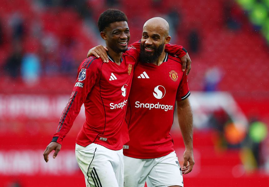 Amad Diallo e Bryan Mbeumo, jogadores do Manchester United - Foto: IMAGO