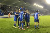Festejos dos jogadores do Ourense CF frente ao Real Oviedo - Foto: Ourense CF