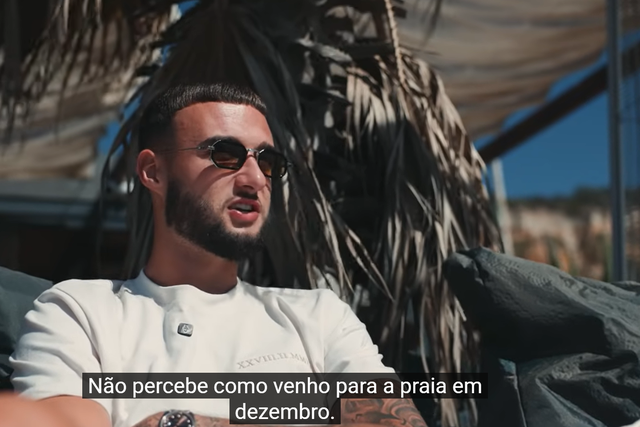 Debast foi convidado especial na rubrica dos leões 'Un dia com...'