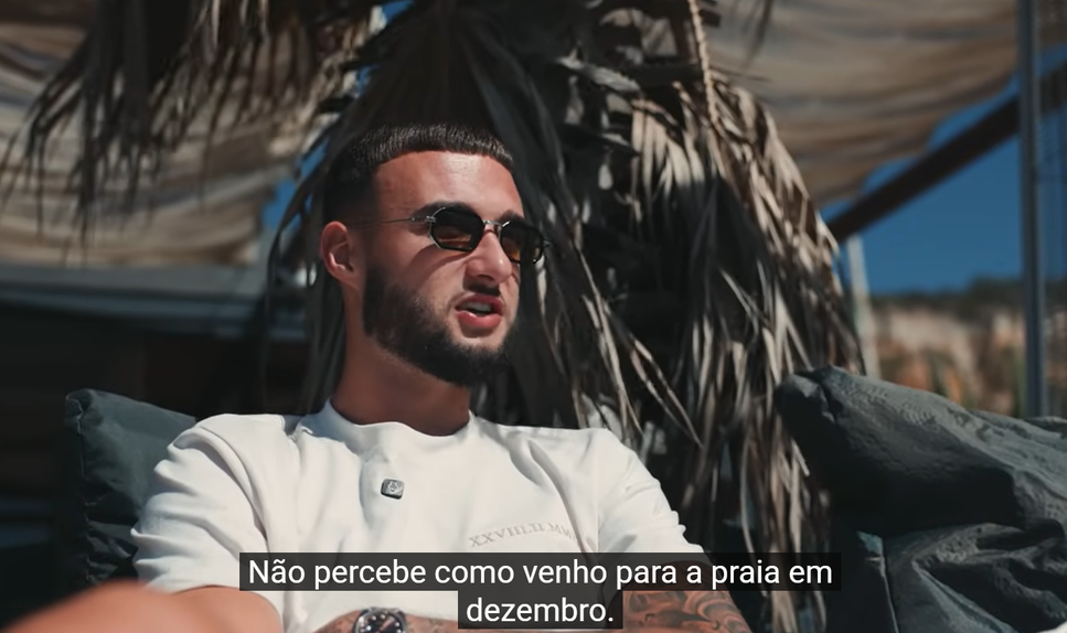 Debast foi convidado especial na rubrica dos leões 'Un dia com...'