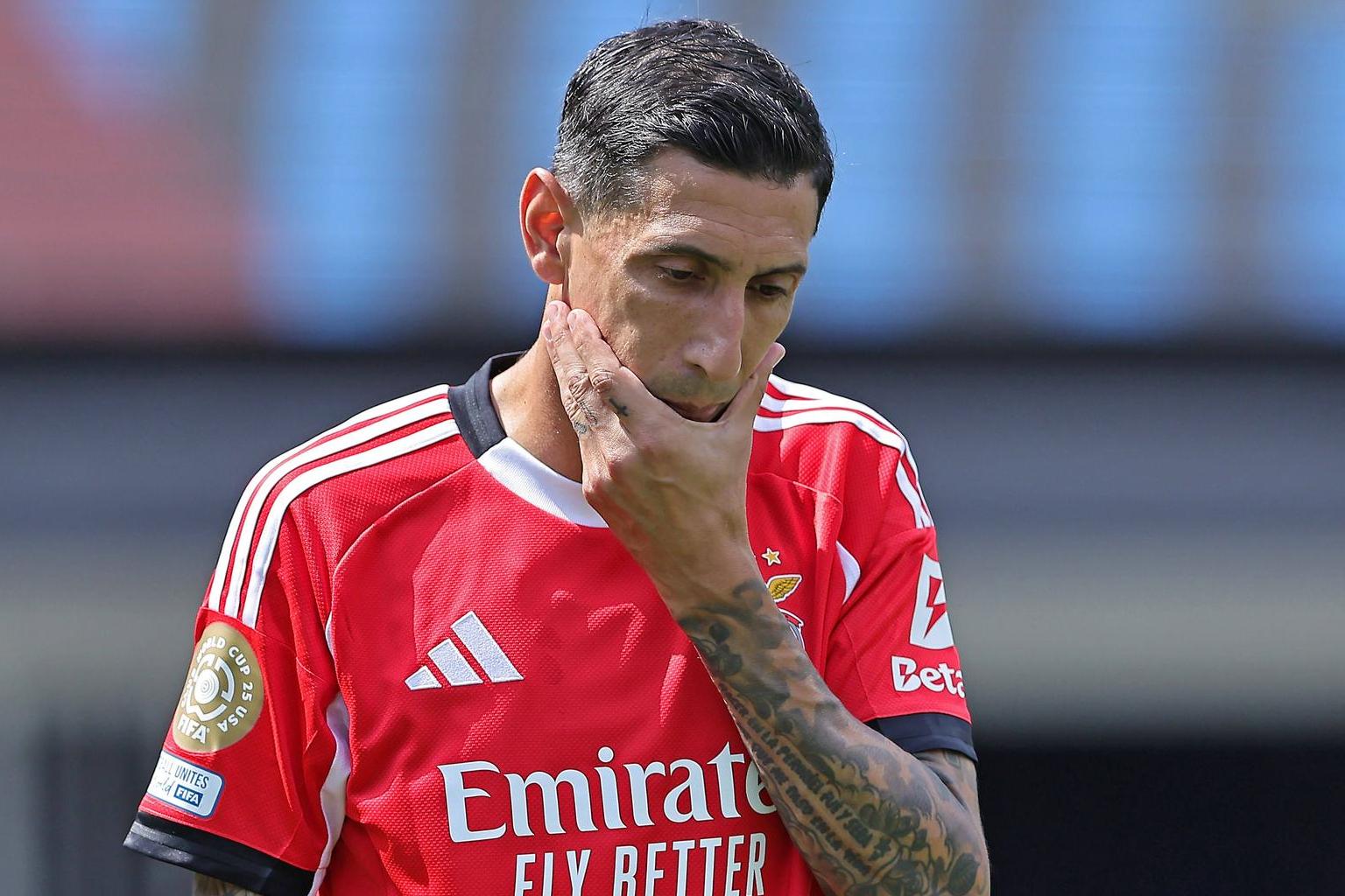 Di María ainda jogava no Benfica quando houve ameaças