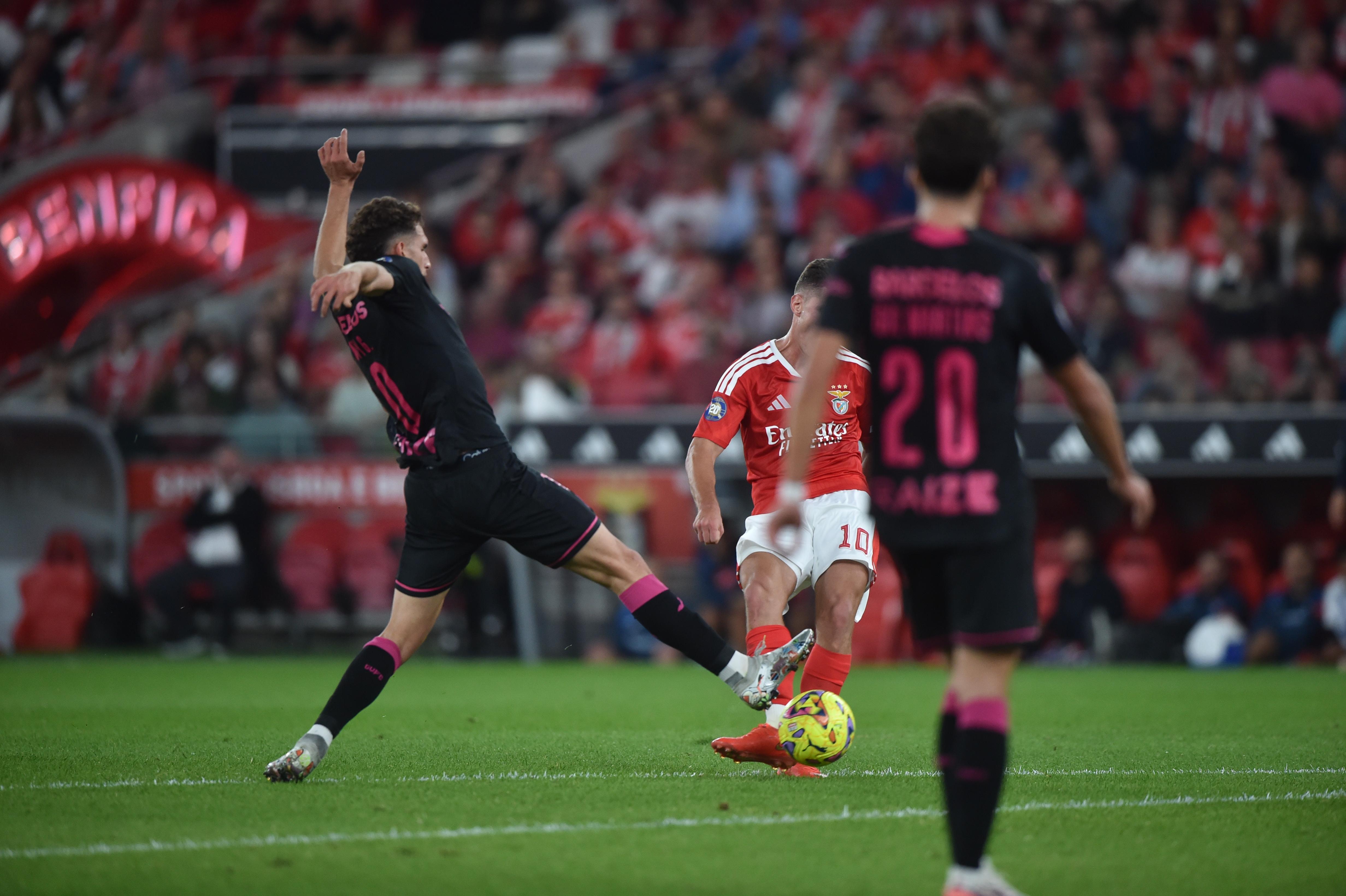 Golaço de Sudakov no Benfica-Gil Vicente - Foto: Miguel Nunes