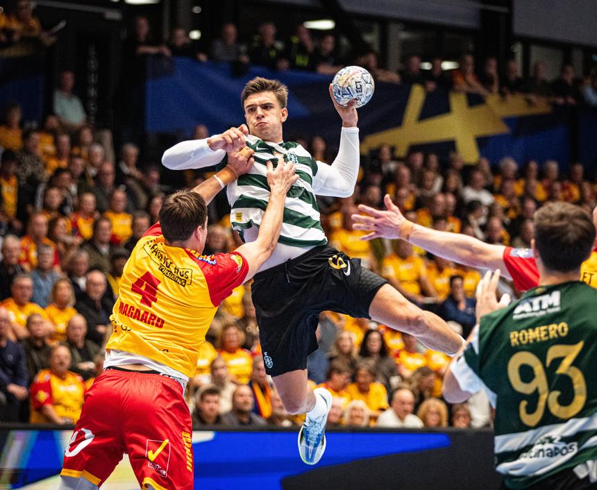 Kiko Costa marcou sete golos na vitória do Sporting sobre o GOG - Foto: EHF