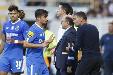 Rodrigo Conceição e Sérgio Conceição no FC Porto em 2022 (Foto: Rui Raimundo/ASF)