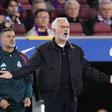 José Mourinho, treinador do Real Madrid, em Camp Nou