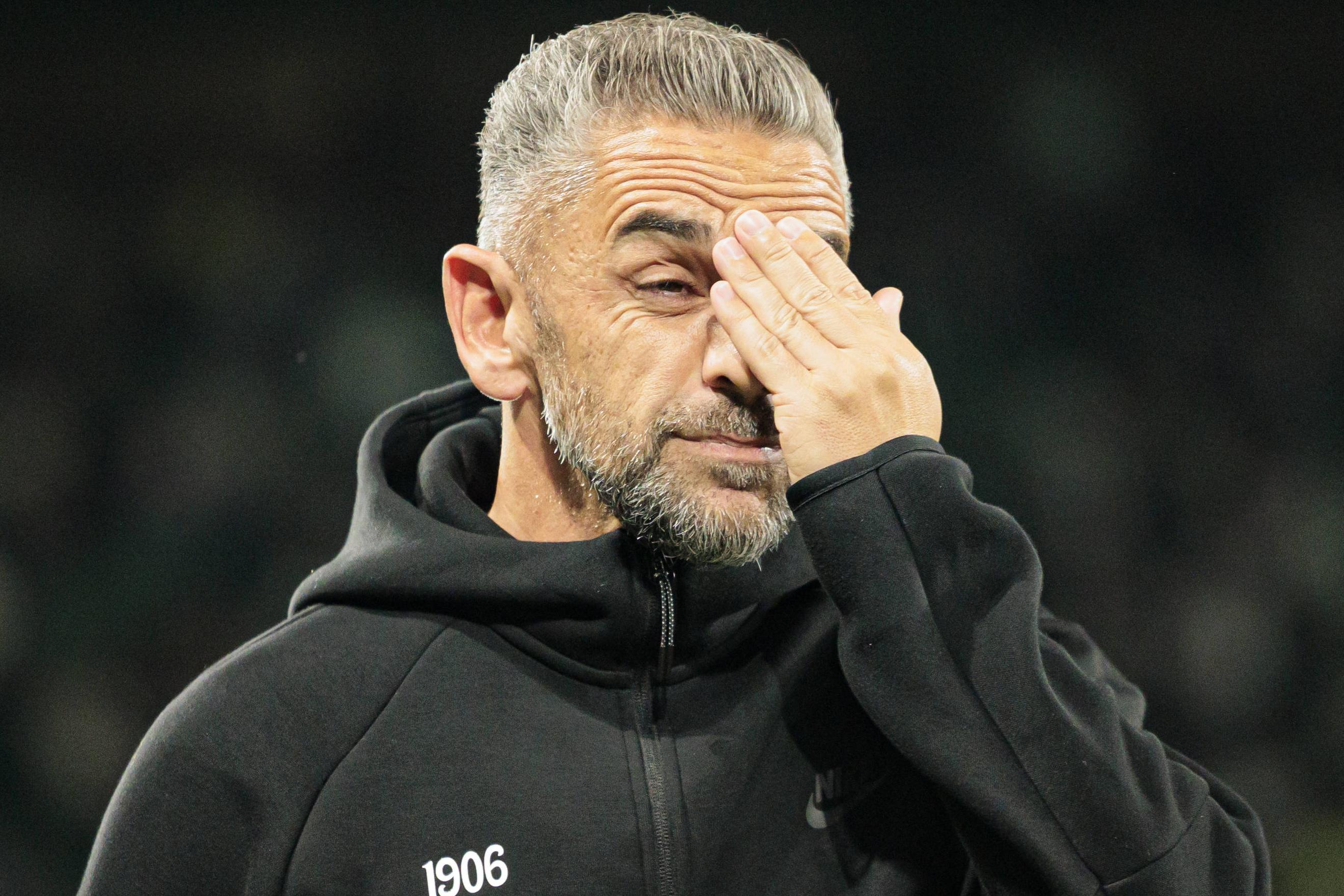 Rui Borges, treinador de 45 anos, chegou a Alvalade em dezembro de 2024 e na última temporada renovou com o Sporting até 2028 - Foto: IMAGO