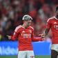 Prestianni e Durán no Benfica-Gil Vicente - Foto: Miguel Nunes
