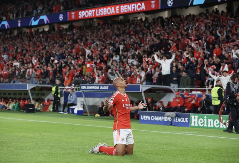 Benfica: João Mário só fica atrás de Haaland e Mbappé
