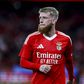 Jan-Niklas Beste, defesa alemão do Benfica, durante um jogo das águias