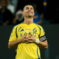 Ronaldo festejando um golo pelo Al Nassr com as mãos no peito