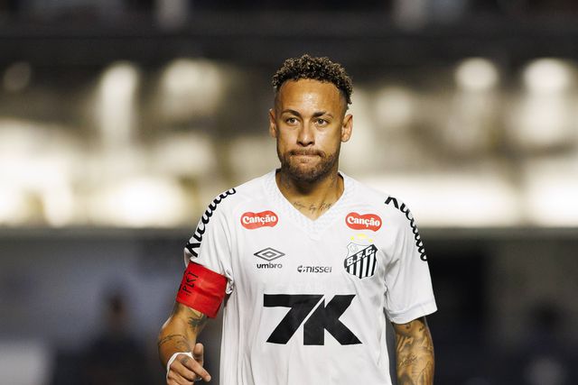 Neymar, jogador do Santos