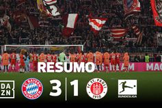 Bayern estava a empatar nos descontos e ainda venceu por dois (resumo)