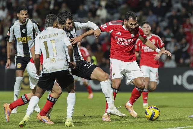 Nacional perdeu frente ao Benfica, por 2-1. Foto: HOMEM DE GOUVEIA/LUSA