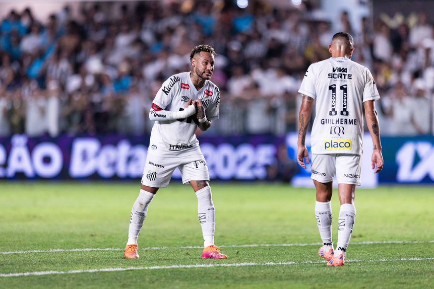 Neymar, jogador do Santos