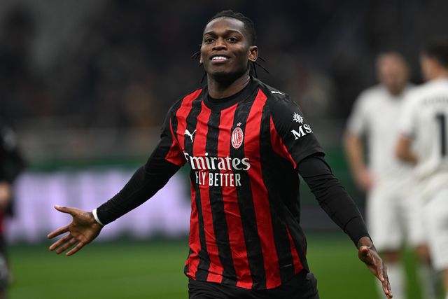 Rafael Leão marcou aos 51 minutos