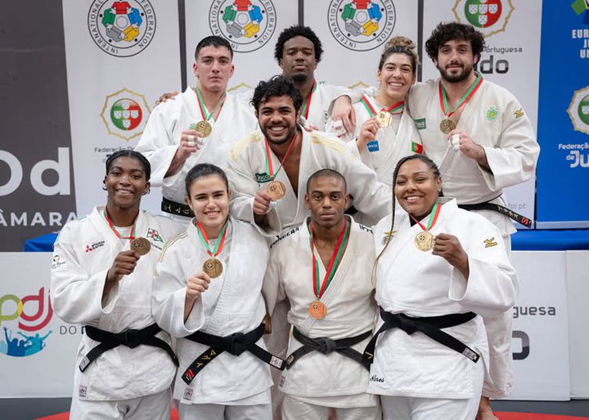 Os nove campeões do primeiro dia do Nacional em Odivelas         Fotografia FPJ