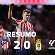 Aí vão sete vitórias seguidas para o Atlético Madrid (resumo)