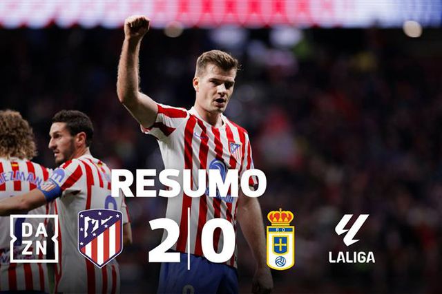 Aí vão sete vitórias seguidas para o Atlético Madrid (resumo)
