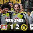 Vitória em Leverkusen permite ao Dortmund chegar ao pódio (resumo)
