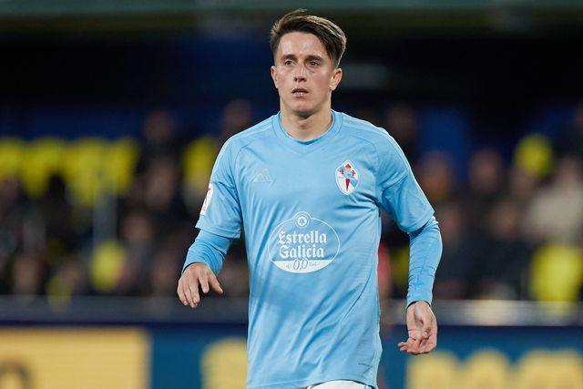 Franco Cervi em campo com a camisola do Celta de Vigo