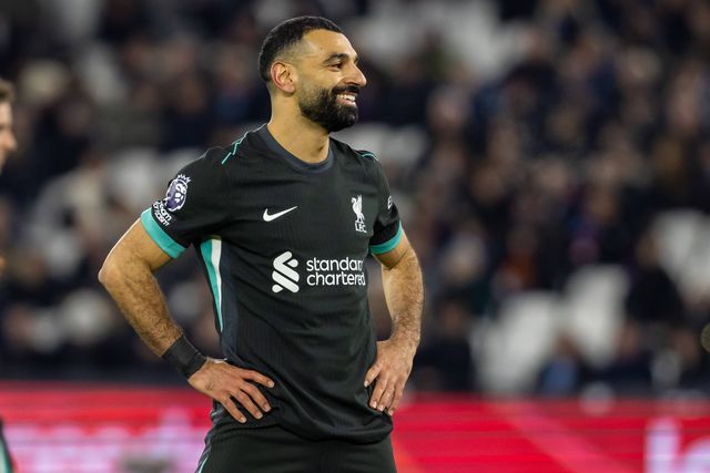 Salah marcou um golo e fez duas assistências pelo Liverpool frente ao West Ham