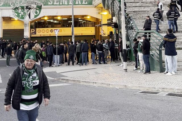 Já começou a romaria a Alvalade