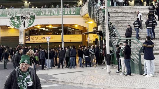 Já começou a romaria a Alvalade