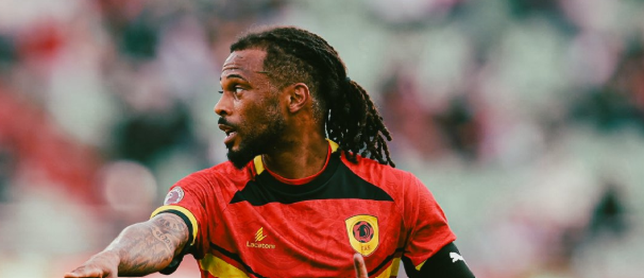 Fredy, capitão angolano, no Angola-Egito no CAN 2025 - Foto: CAF_Online