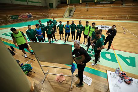 Seleção nacional de andebol em estágio em Rio Maior a preparar o Europeu de 2026 (FPA)