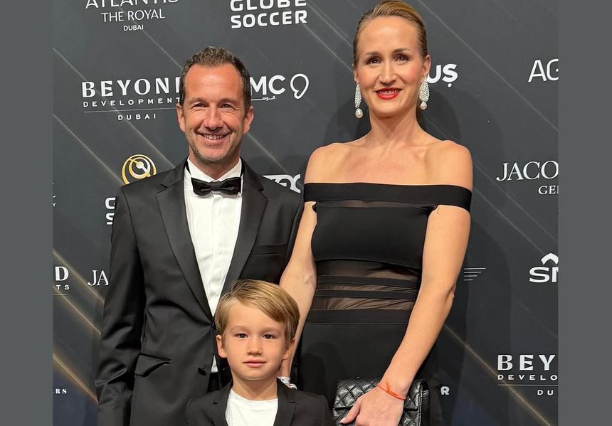 Frederico Varandas ao lado da mulher e do filho - Foto: Frederico Varandas/Instagram