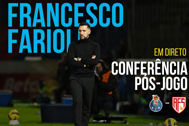 Acompanhe em direto a conferência de imprensa do treinador do FC Porto