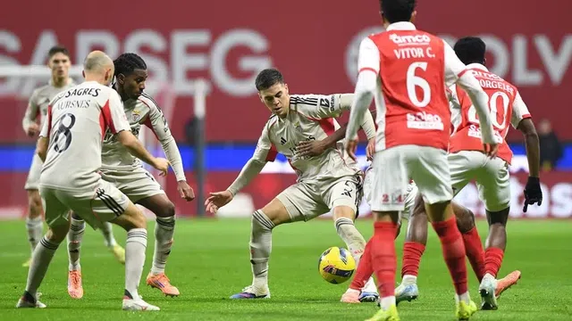 Lance do Sc Braga-Benfica - Foto Rogério Ferreira/Kapta+