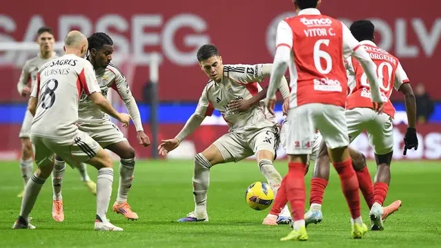Lance do Sc Braga-Benfica - Foto Rogério Ferreira/Kapta+