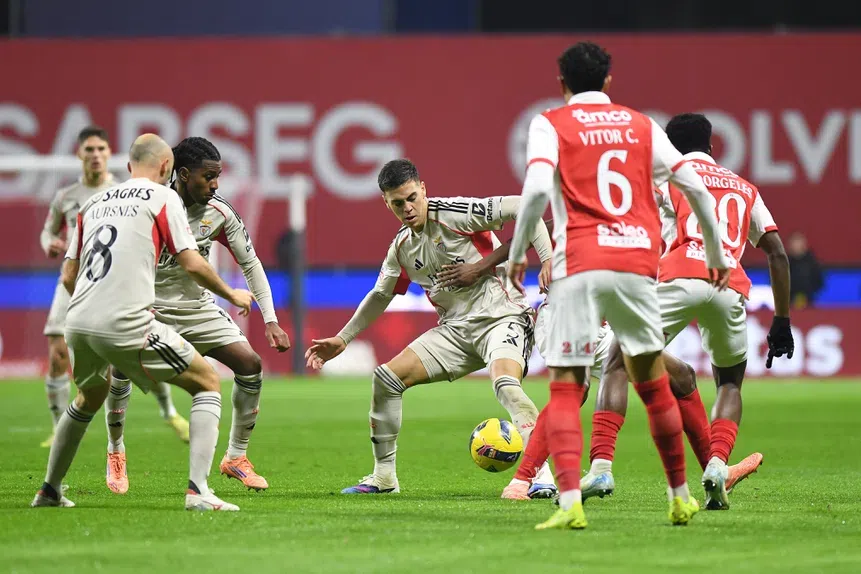 Lance do Sc Braga-Benfica - Foto Rogério Ferreira/Kapta+