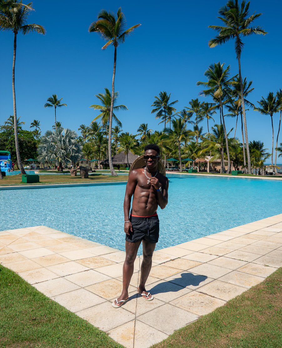 Vinícius Jr. na Bahia - Foto: Vinícius Jr./Instagram