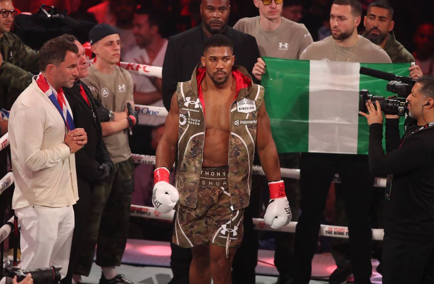 Anthony Joshua encontra-se fora de perigo