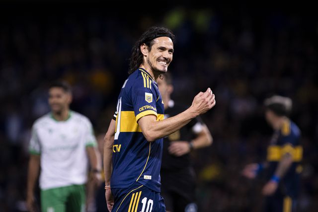 Edinson Cavani na terceira época ao serviço do Boca Juniors