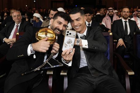 Cristiano Ronaldo nos Globe Soccer Awards 2025