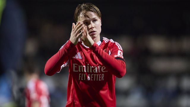 Andreas Schjelderup será emprestado pelo Benfica — Foto Imago