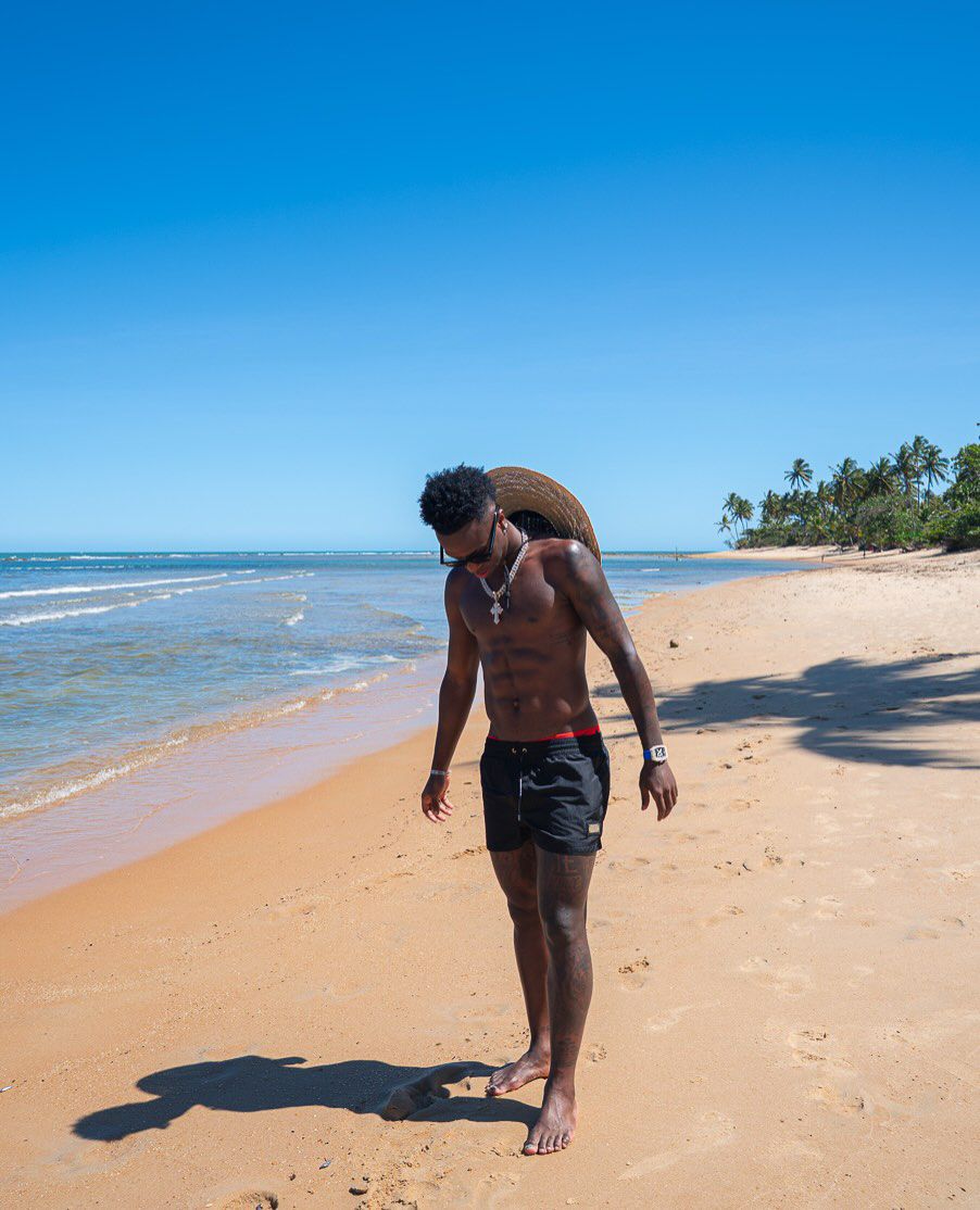 Vinícius Jr. na Bahia - Foto: Vinícius Jr./Instagram