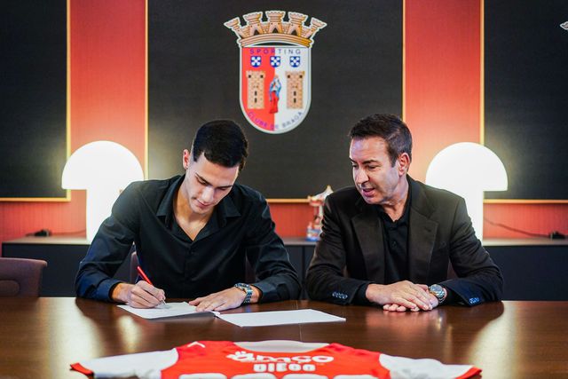 Diego Rodrigues renovou contrato até 2030 - Foto: SC Braga