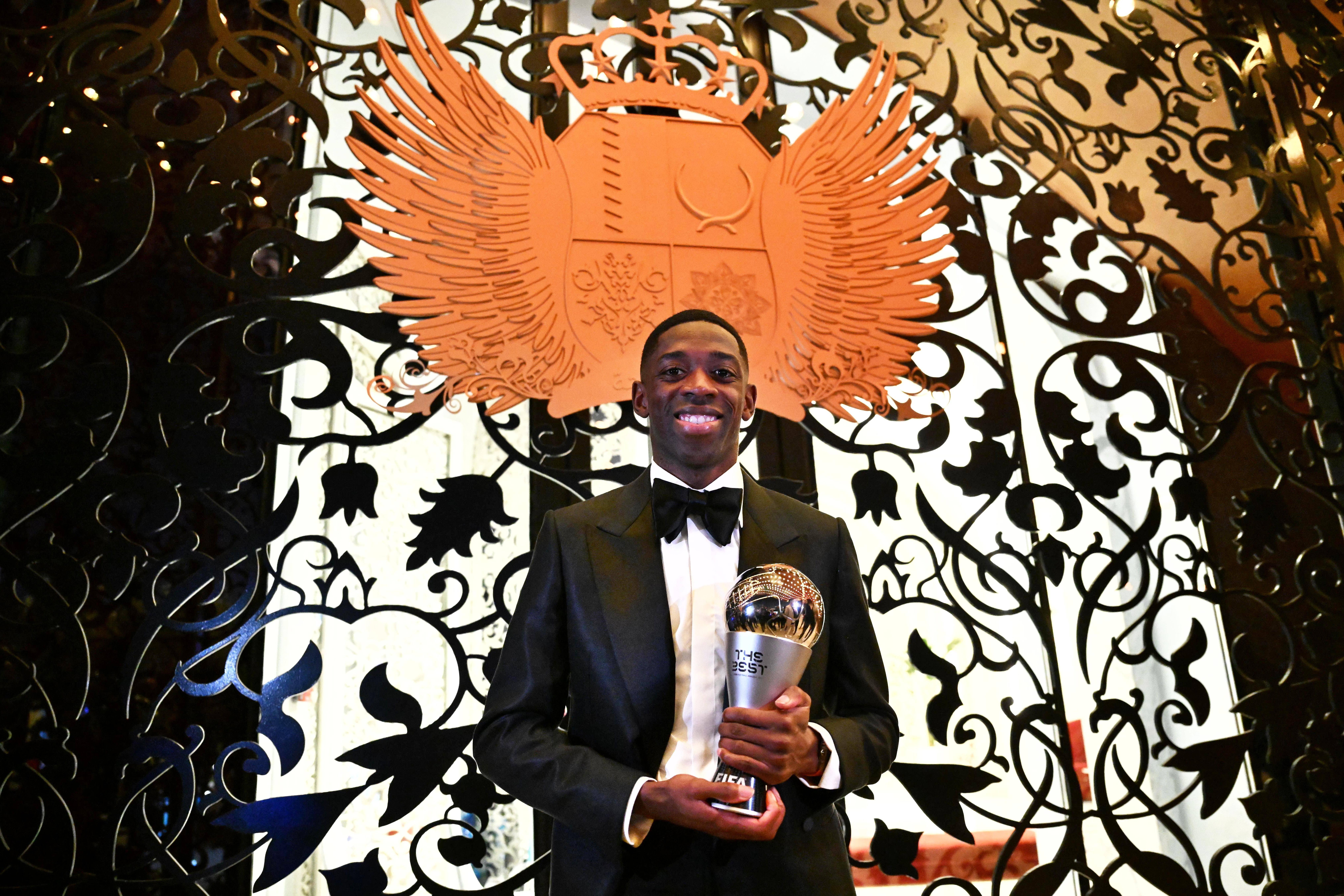 Dembélé venceu a última edição do The Best
