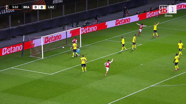 Parece Fácil! Ricardo Horta marca para o SC Braga após bela jogada coletiva