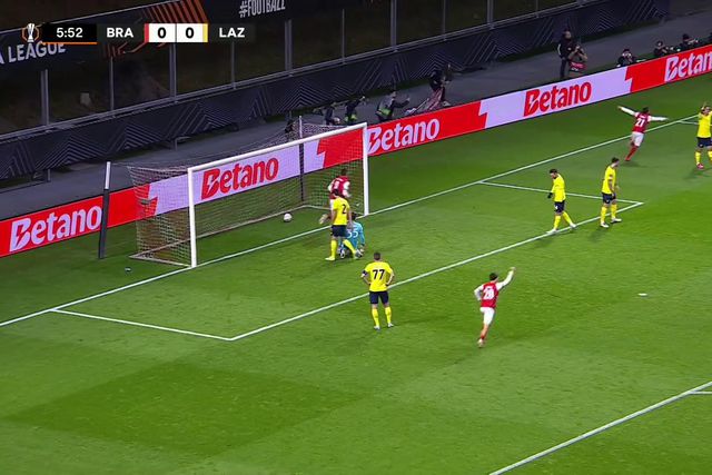 Parece Fácil! Ricardo Horta marca para o SC Braga após bela jogada coletiva