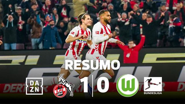 Colónia bate Wolfsburgo e afasta-se da zona de despromoção (resumo)