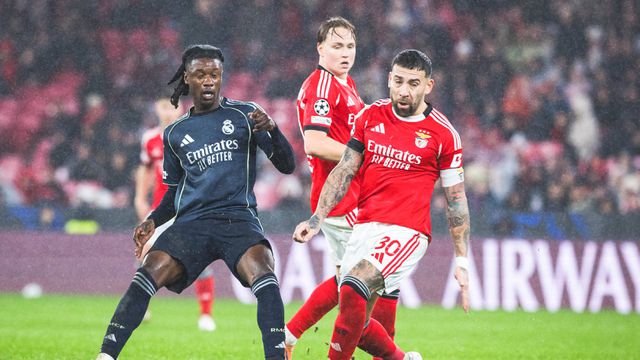 Camavinga foi suplente utilizado contra o Benfica na Luz